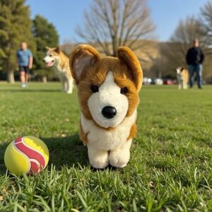 Douglas Plush Louie The Corgi Dog